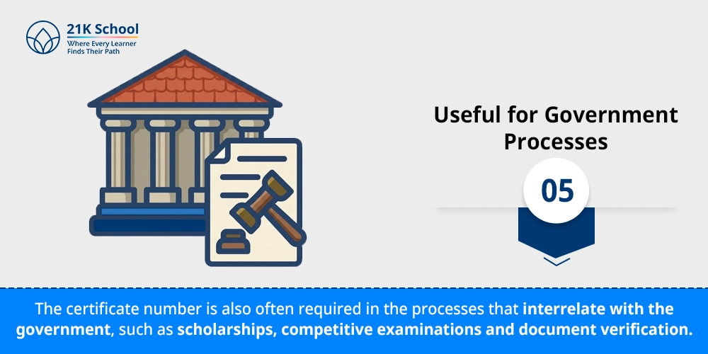 5. Useful for Government Processes