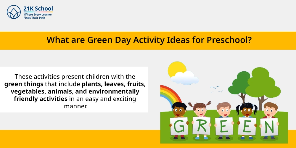 What are Green Day Activity Ideas for Preschool?