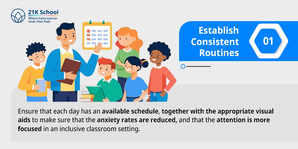 Establish Consistent Routines