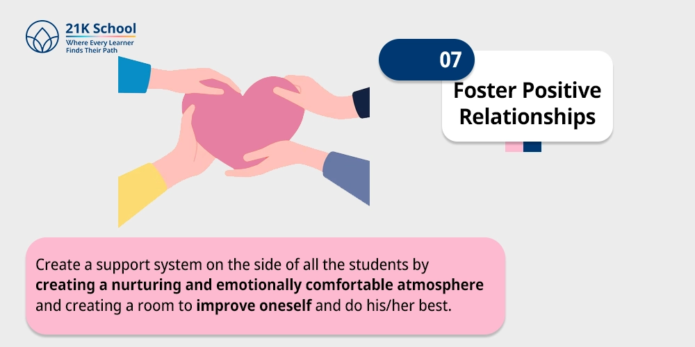 Foster Positive Relationships