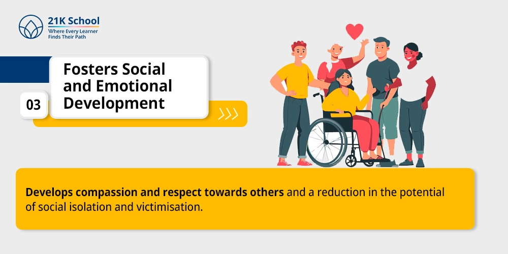 Fosters Social and Emotional Development