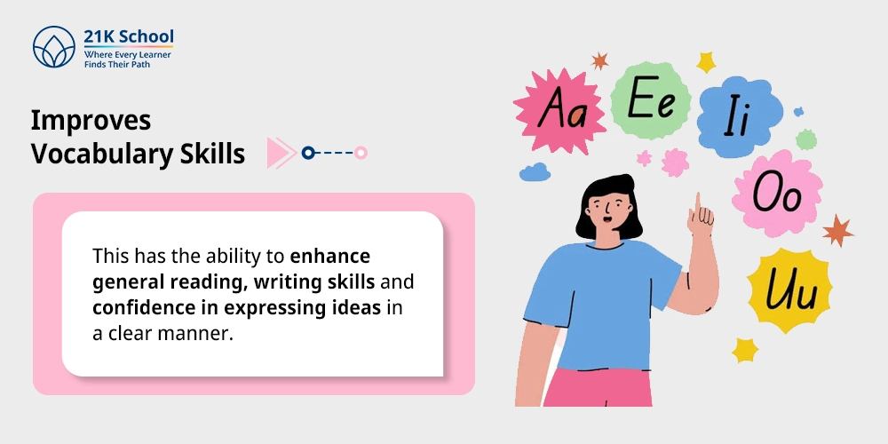 Improves Vocabulary Skills