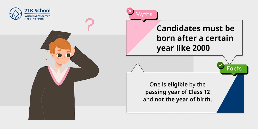 Myth 2: Candidates must be born after a certain year like 2000