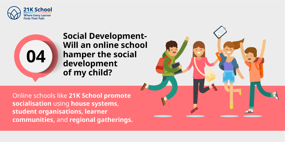 Social Development- Will an online school hamper the social development of my child