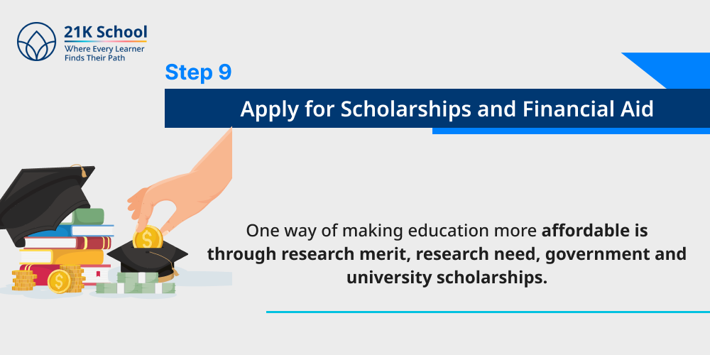 Apply for Scholarships and Financial Aid