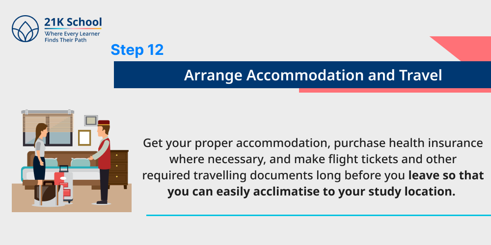 Arrange Accommodation and Travel