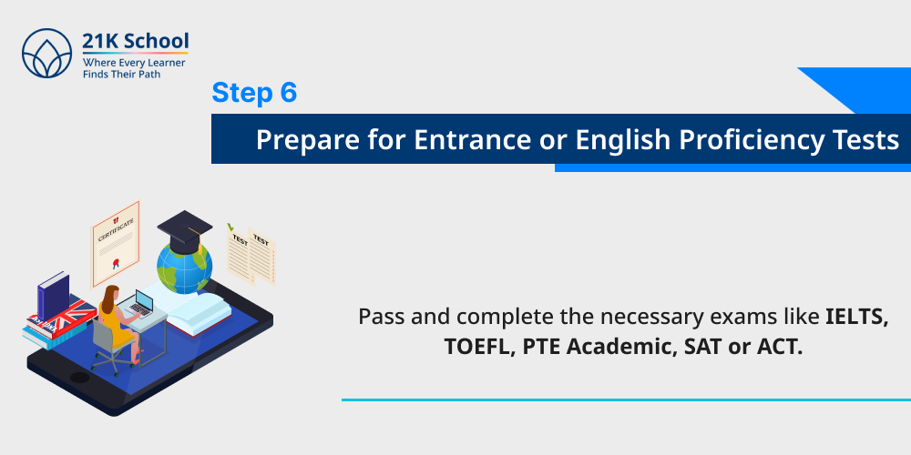 Prepare for Entrance or English Proficiency Tests