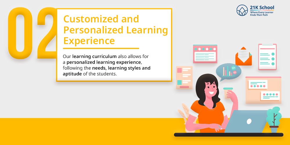 Customized and personalized learning experience