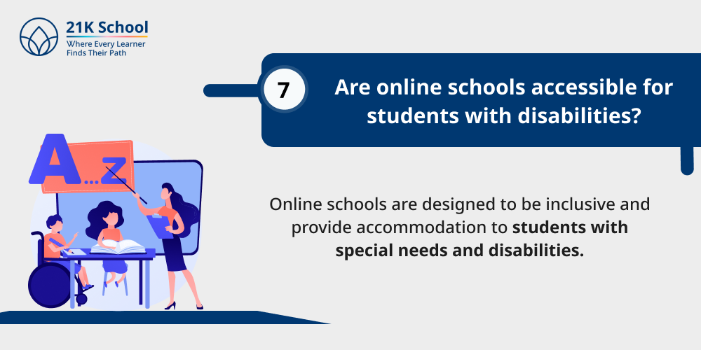 Are online schools accessible for students with disabilities?