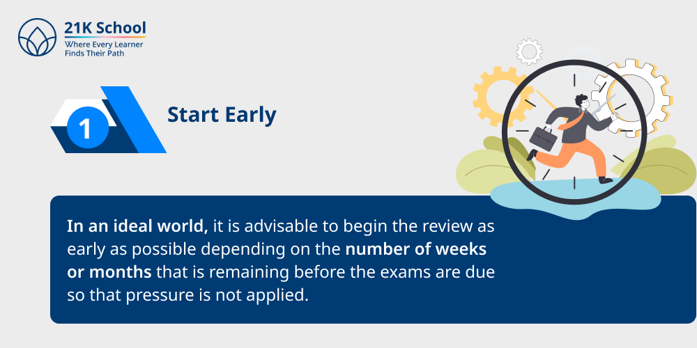 1. Start Early