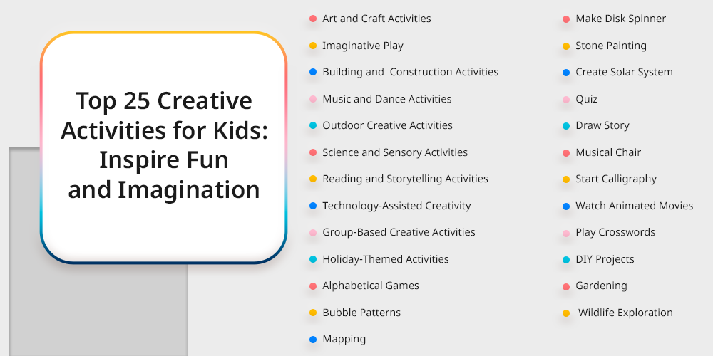 Top 25 Creative Activities for Kids: Inspire Fun and Imagination