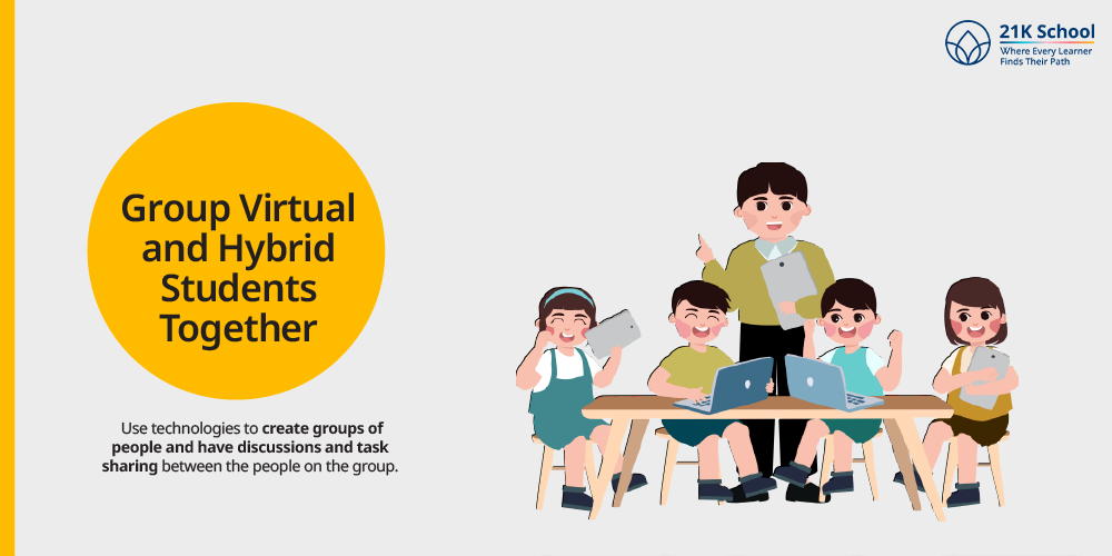 Group Virtual and Hybrid Students Together