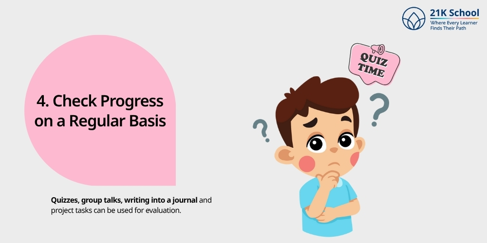 Check Progress on a Regular Basis