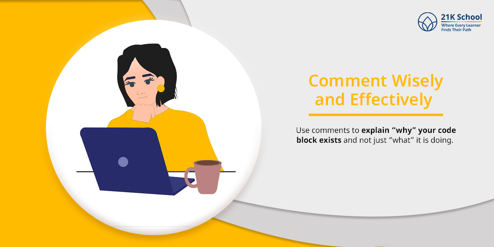 Comment wisely and effectively