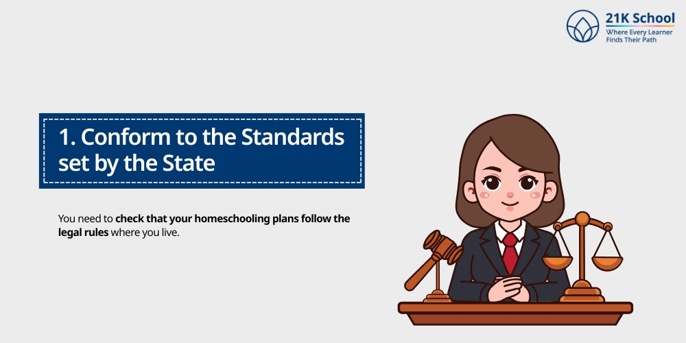 Conform to the Standards set by the State