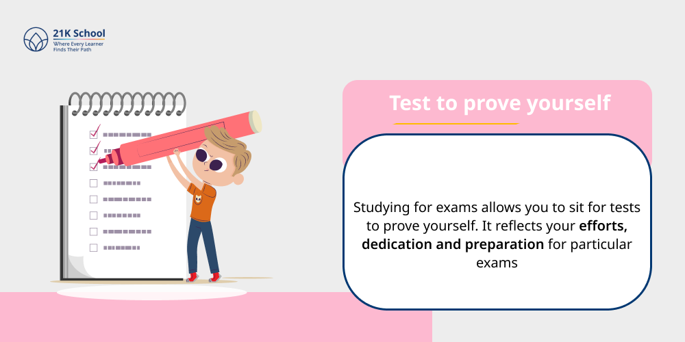 Test to prove yourself