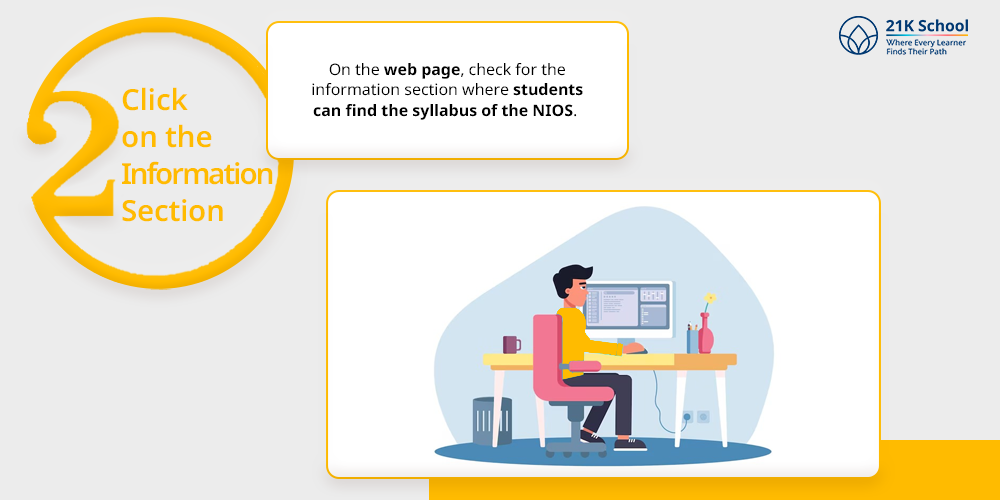 Click on the Information Section