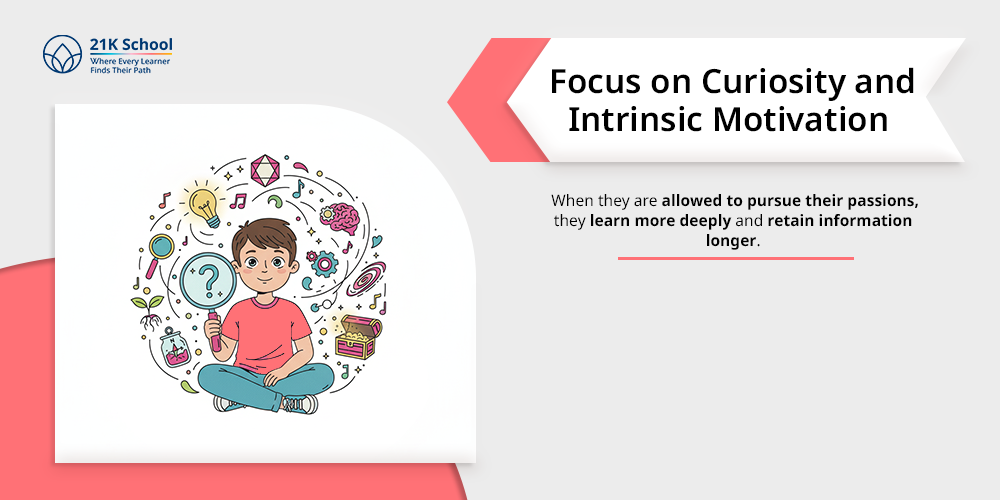 Focus on curiosity and intrinsic motivation