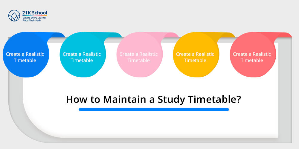 How to Maintain a Study Timetable?