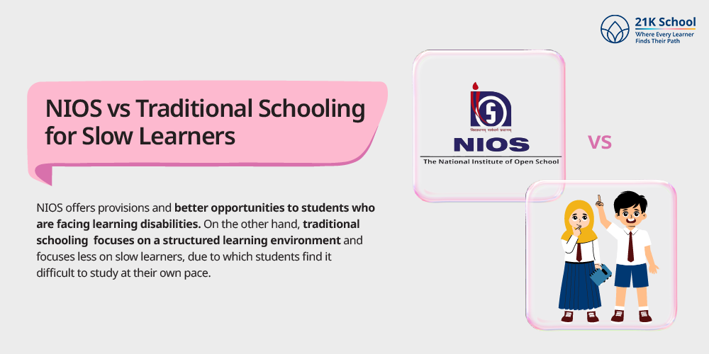 NIOS vs Traditional Schooling for Slow Learners