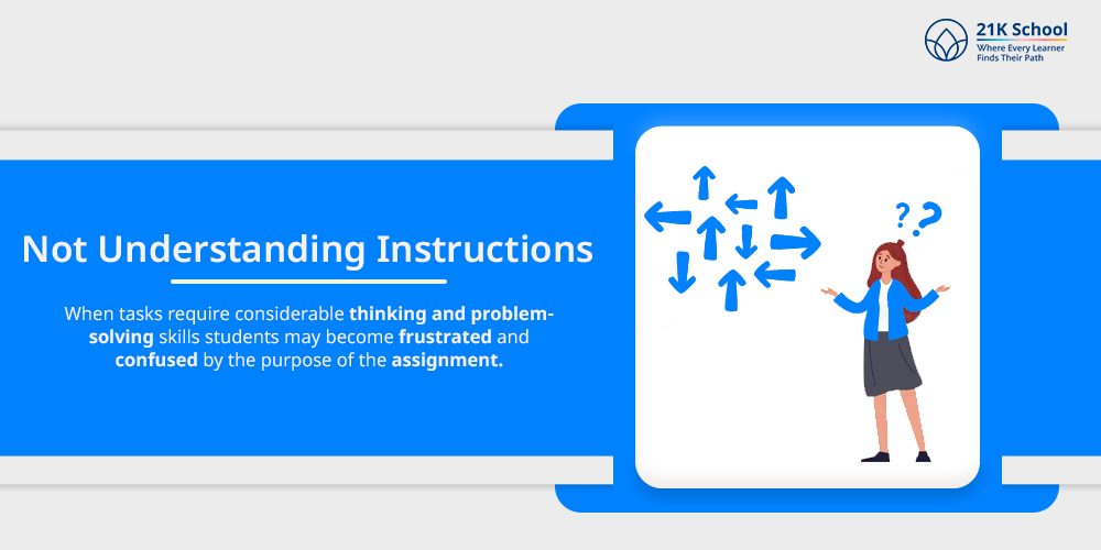 Not Understanding Instructions