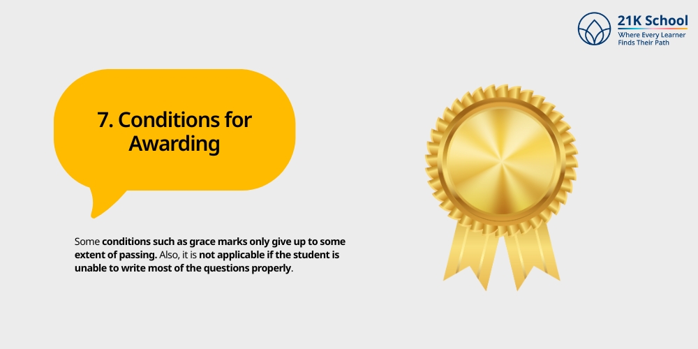 Conditions for Awarding