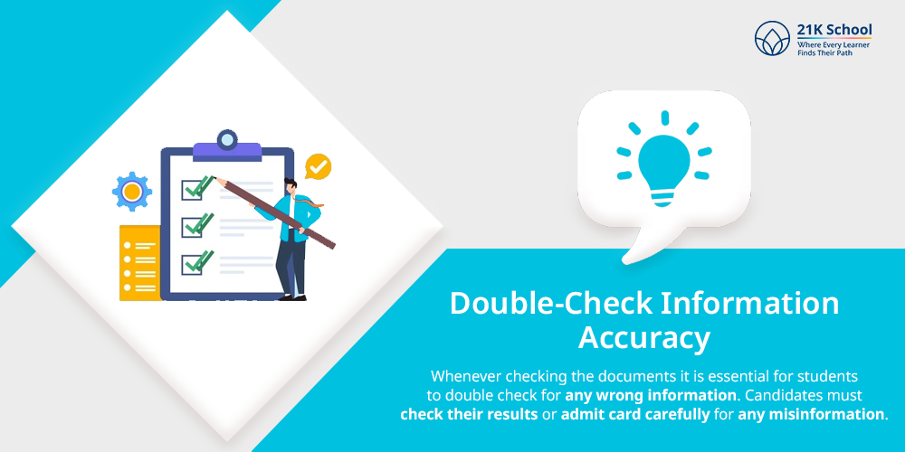 Double-Check Information Accuracy