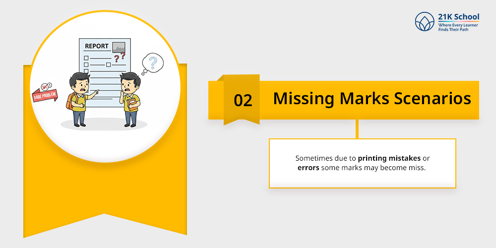 Missing Marks Scenarios