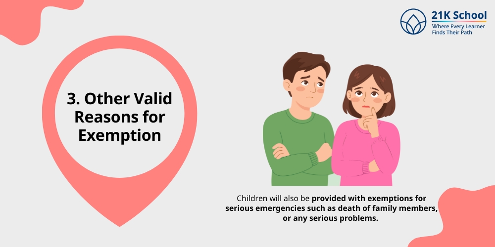 Other Valid Reasons for Exemption
