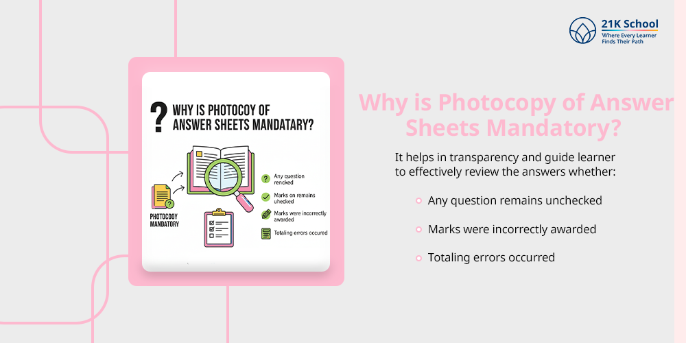 Why is Photocopy of Answer Sheets Mandatory?