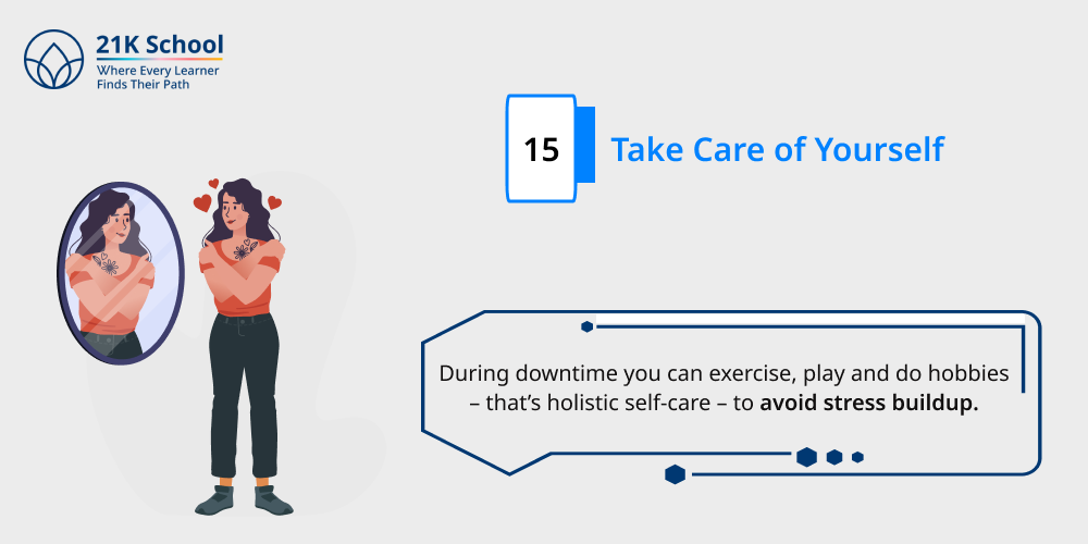 15. Take Care of Yourself