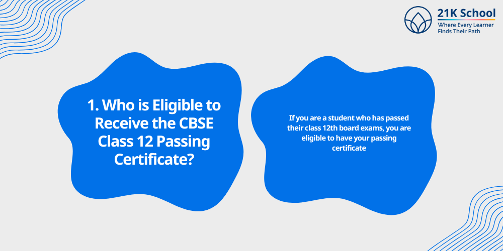 Who is Eligible to Receive the CBSE Class 12 Passing Certificate?