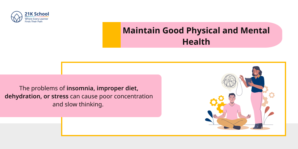 Maintain Good Physical and Mental Health