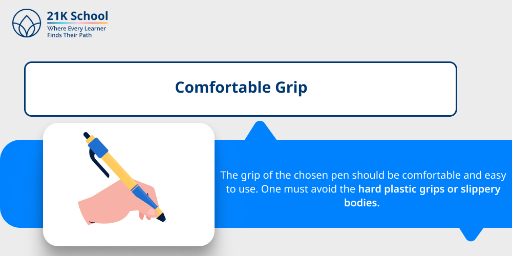 2. Comfortable Grip