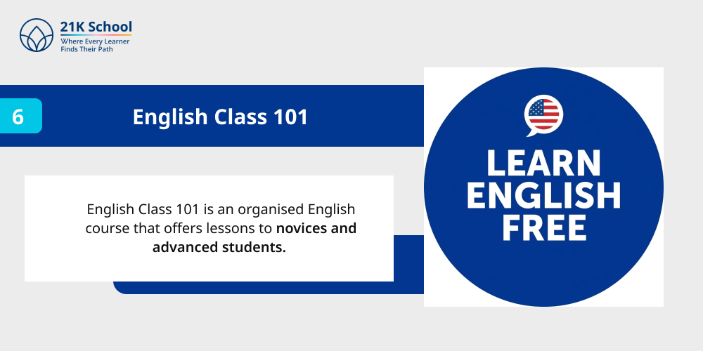 6. English Class 101