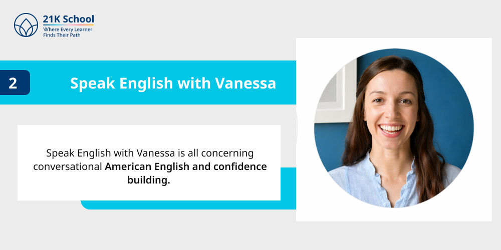 2. Speak English with Vanessa