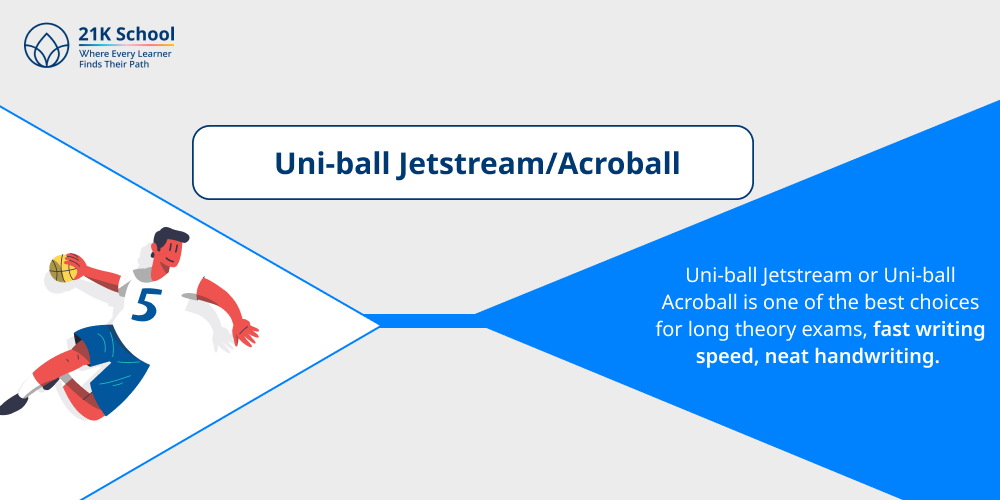 1. Uni-ball Jetstream/Acroball