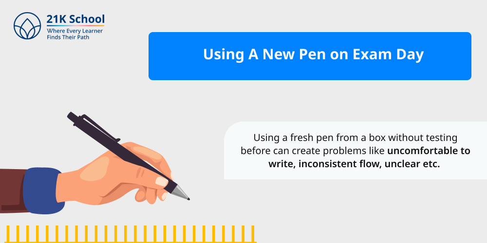 1. Using A New Pen on Exam Day
