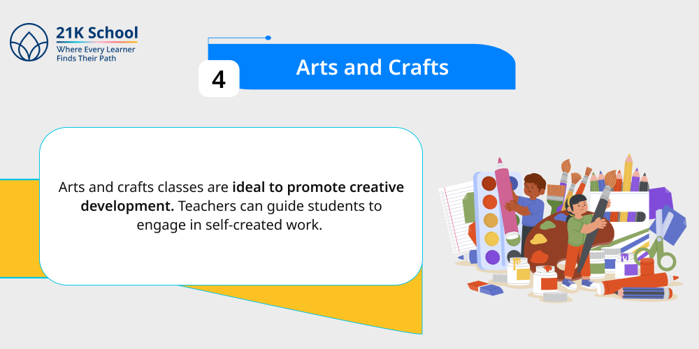 4. Arts and crafts