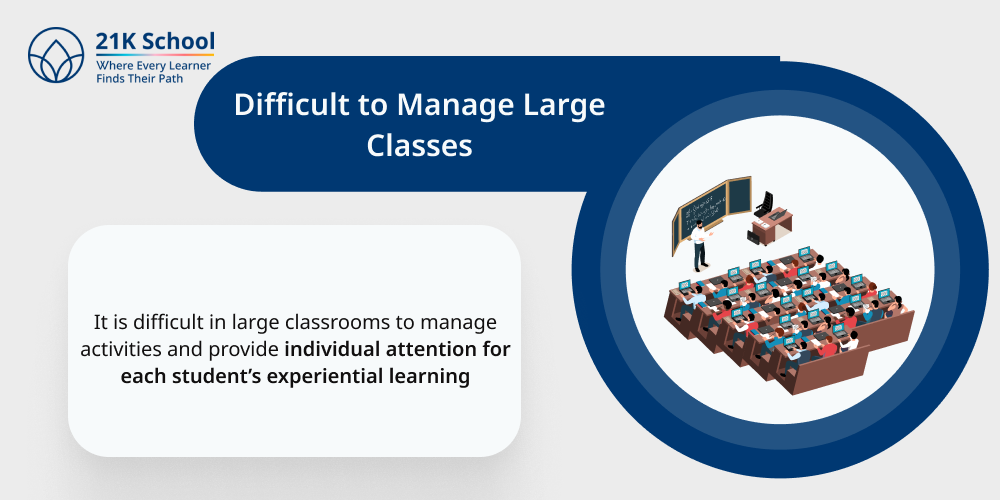 3. Difficult to Manage Large Classes