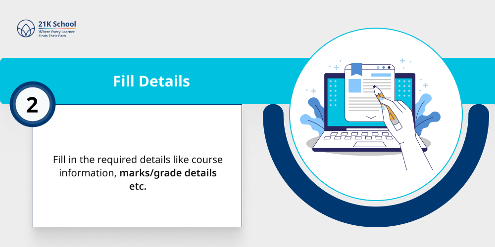 2. Fill Details