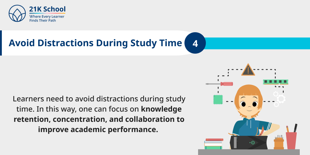 Avoid Distractions During Study Time