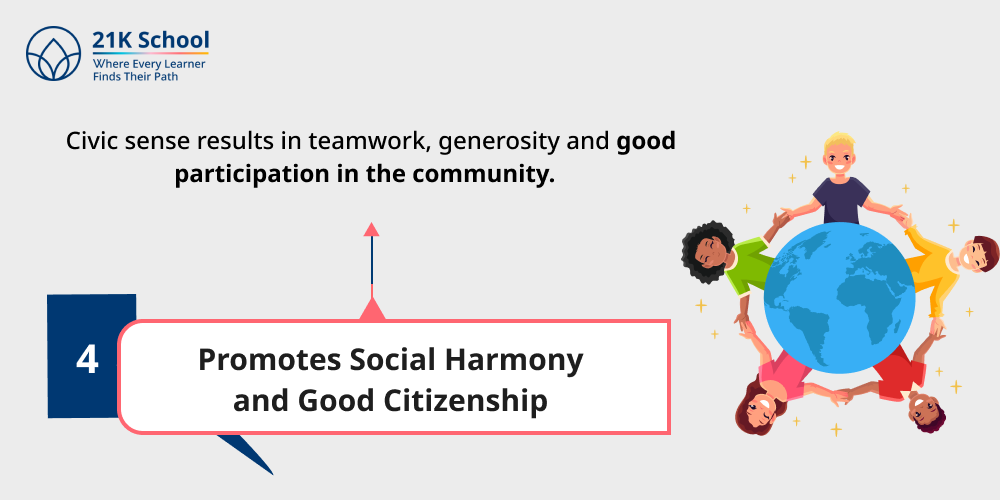 Promotes Social Harmony and Good Citizenship