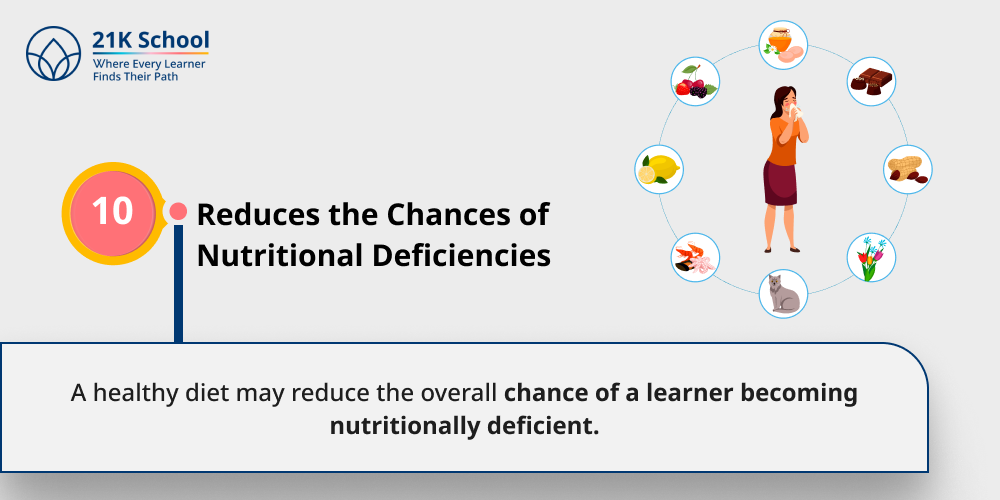 Reduces the Chances of Nutritional Deficiencies