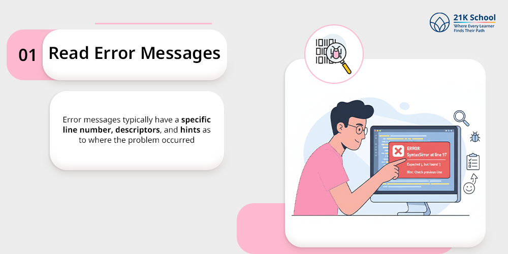 Read error messages
