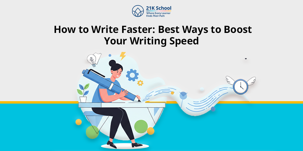 how to write faster