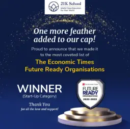 ETHR World Award — awarded to 21K School