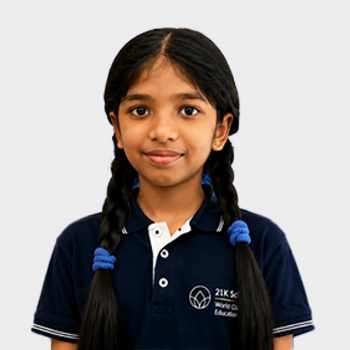 Sara Sujith — Jr. CEO — Google House, 21K School Learner Council, Indian Pathway