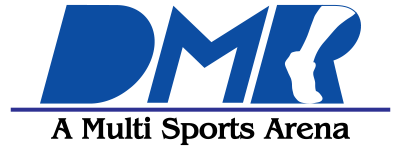 DMR Multisports Arena/sports complex/academy logo