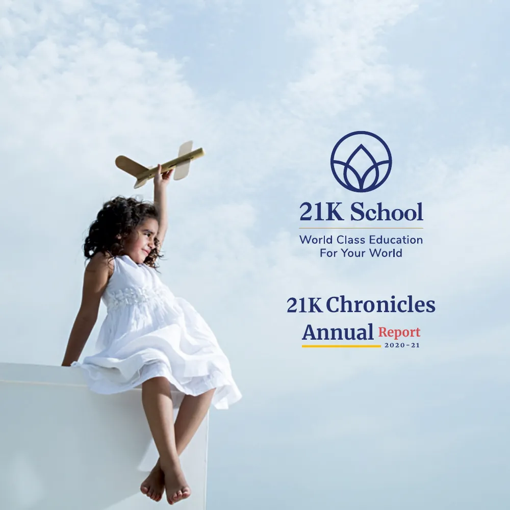 Cover of the 21K Chronicles Annual Report 2020-21